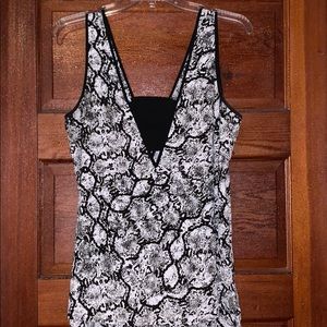 Express “bandeau” type cut out tank top